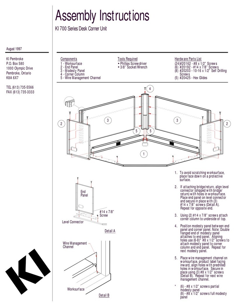 KI 700 Series User manual