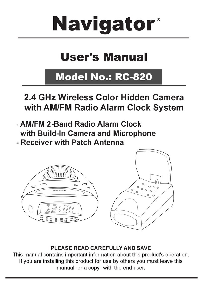 Navigator RC-820 User manual