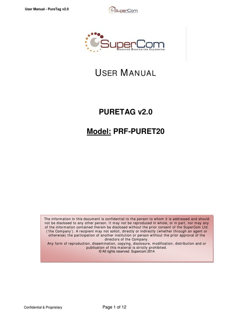 SuperCom PURETAG v2.0 user manual