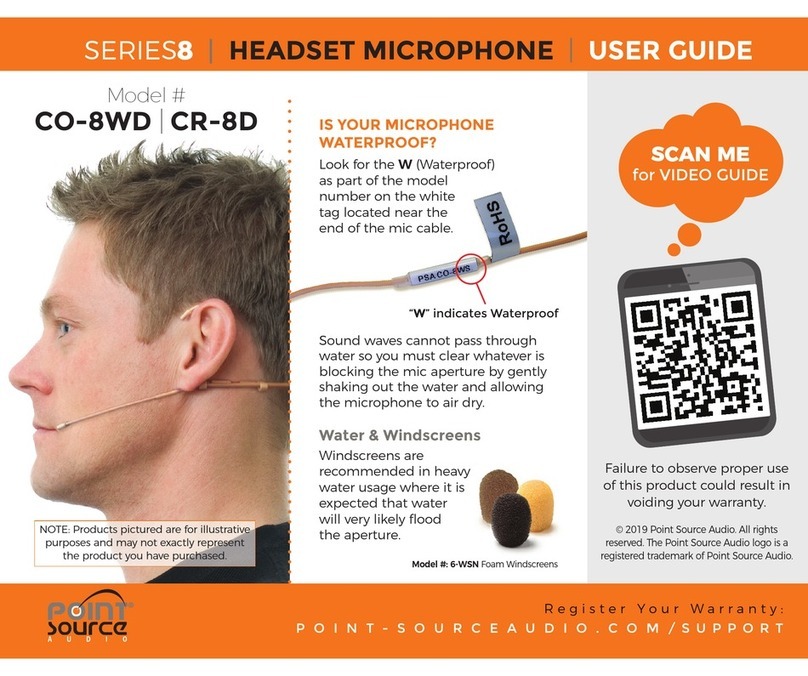 Point Source Audio 8 Series User manual