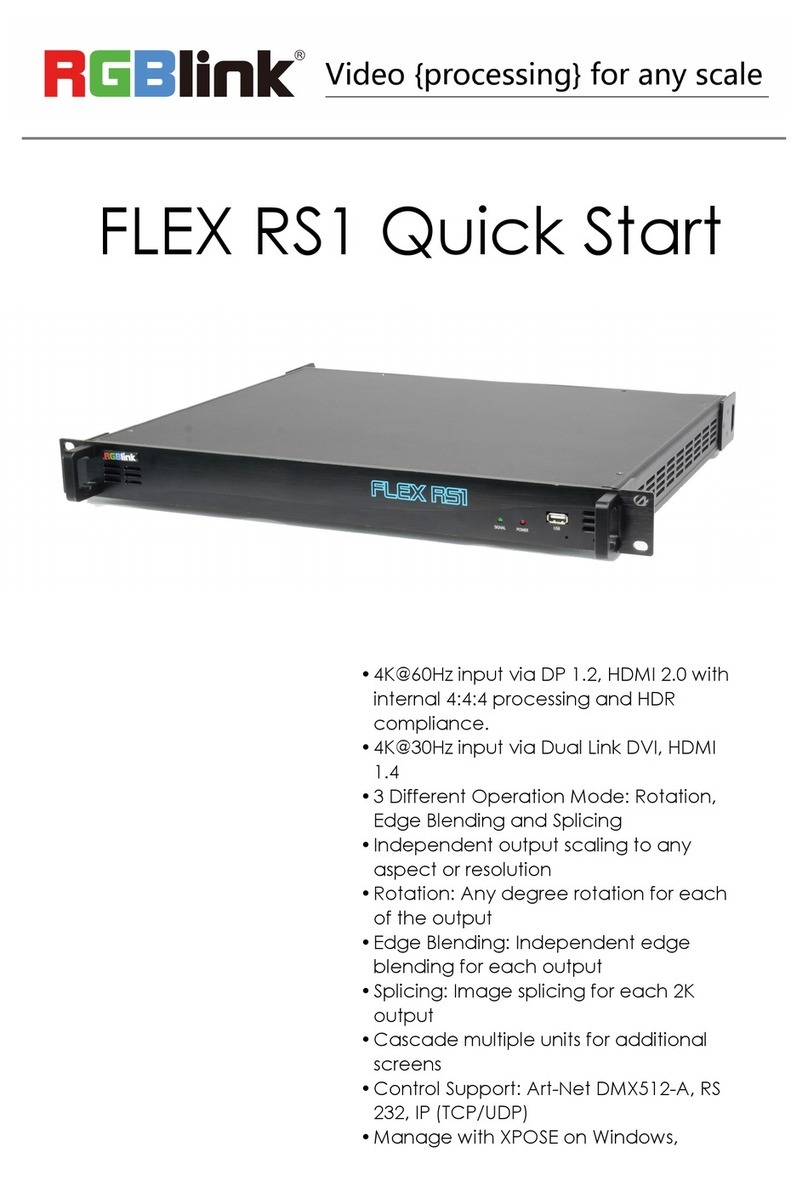 RGBlink FLEX RS1 quick start