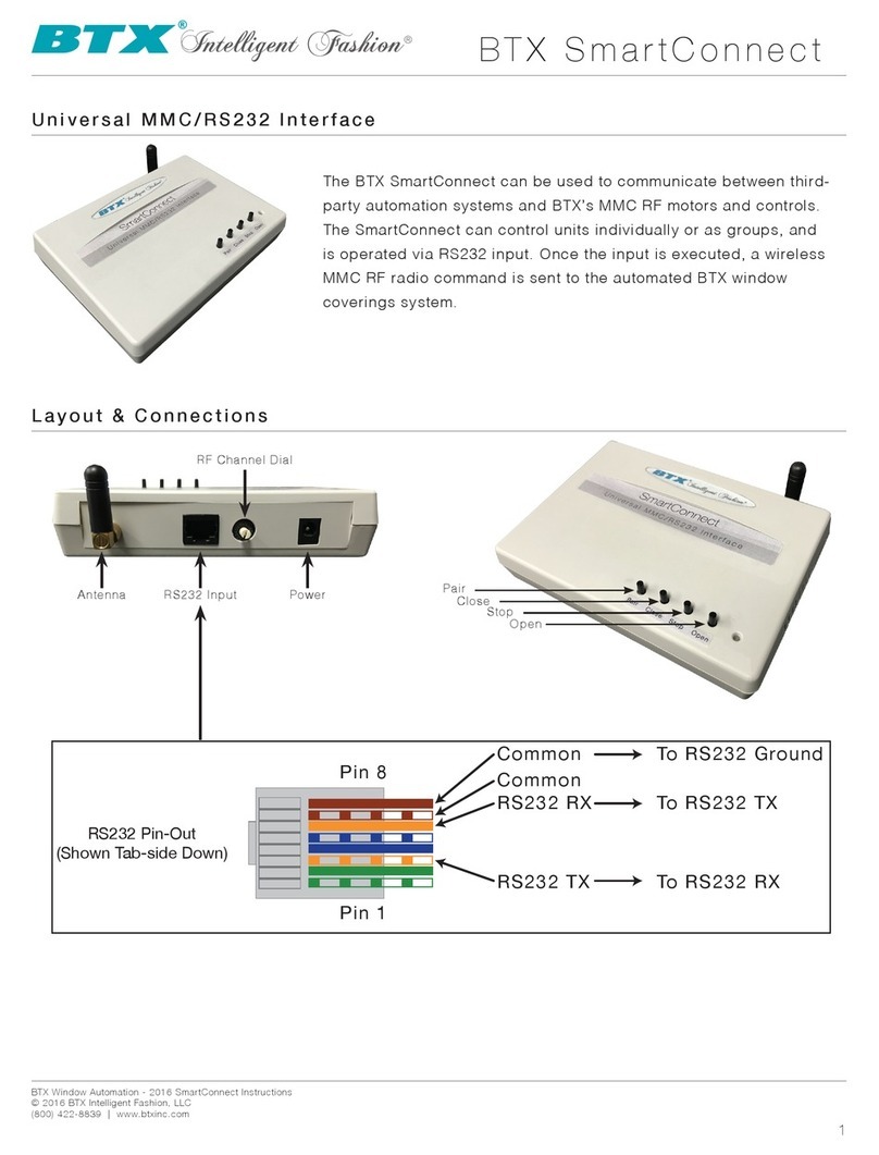 BTX Intelligent Fashion SmartConnect manual