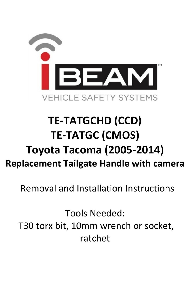 iBeam TE-TATGCHD Removal and Installation Instructions iBeam TE-TATGCHD Removal and Installation Instructions