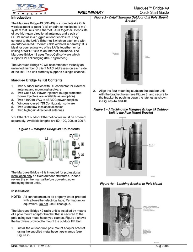 YDI Marquee Bridge 49 User manual