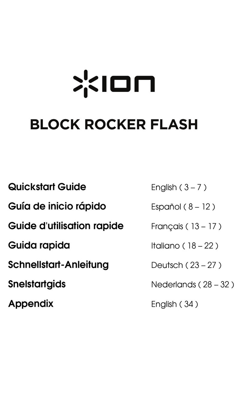 ION BLOCK ROCKER FLASH quick start guide