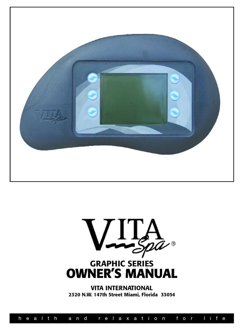 Vita Spa GRAPHIC SERIES owner's manual
