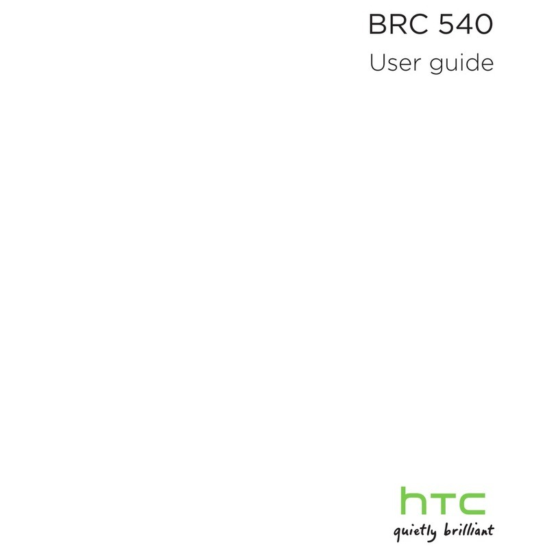 HTC BRC 540 user guide