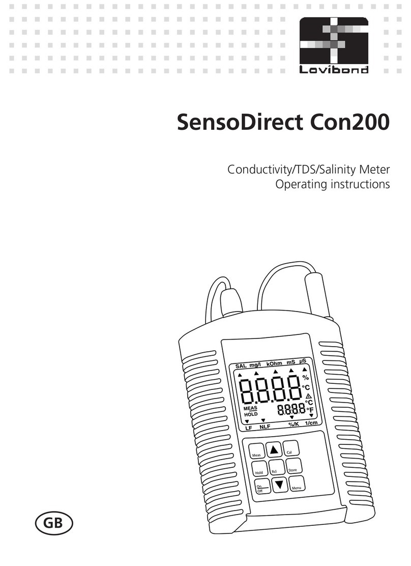Lovibond SensoDirect Con200 operating instructions