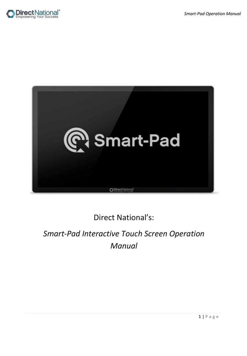Direct National Smart-Pad Operation manual