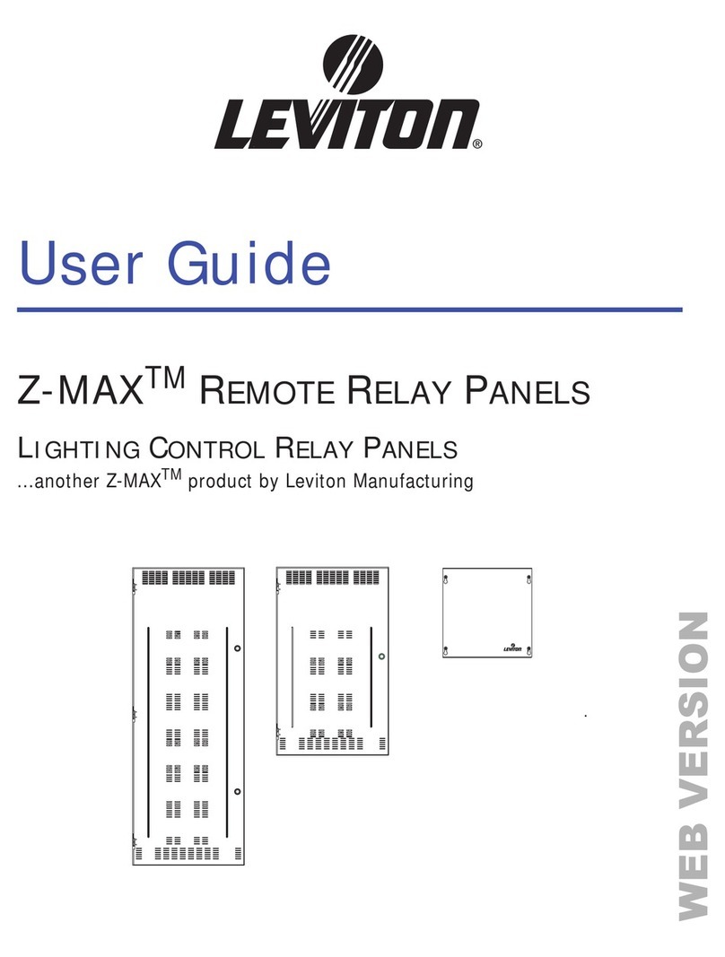 Leviton Z-MAX Series User manual