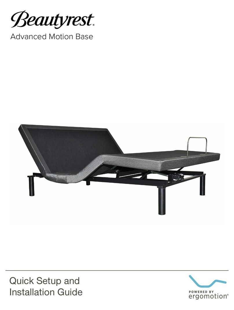 beautyrest Advanced Motion Base Quick setup and installation guide