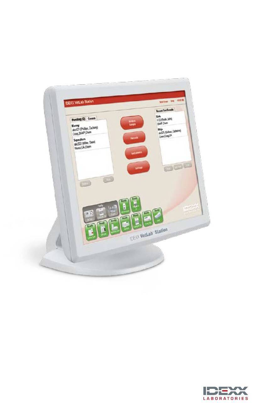 Idexx VetLab Station Quick reference guide