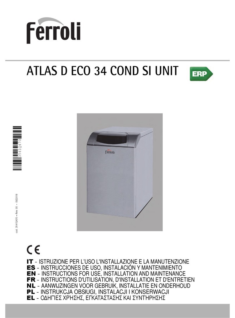 Ferroli ATLAS D ECO 34 COND SI UNIT Troubleshooting guide Ferroli ATLAS D ECO 34 COND SI UNIT Troubleshooting guide