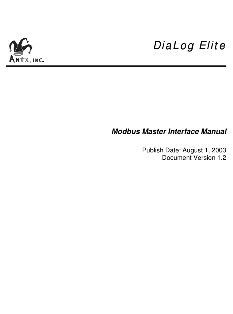 Antx DiaLog Elite manual