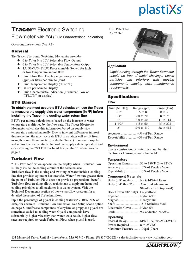 Smartflow Tracer Series User manual