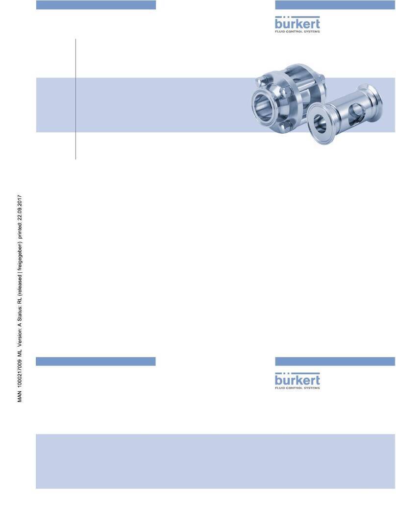 Burkert BBS-3F operating instructions