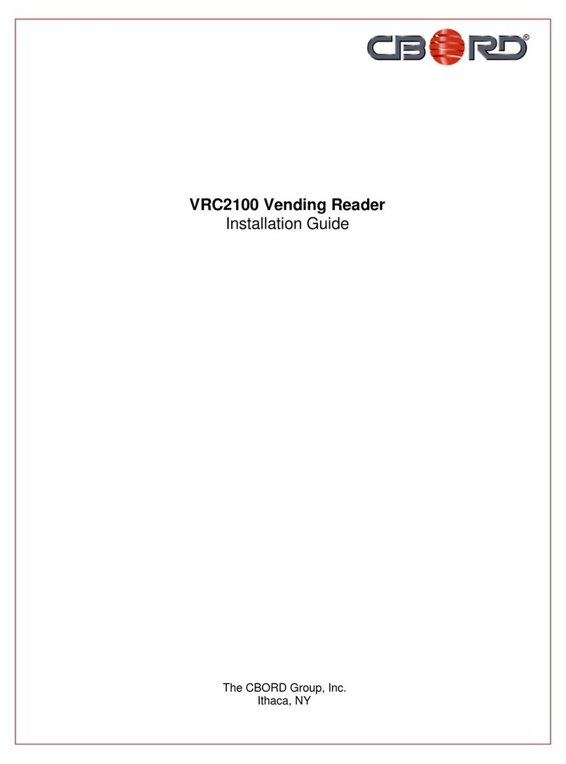 CBORD VRC2100 installation guide