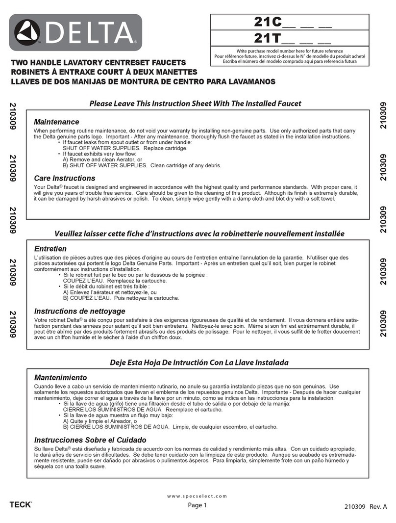 Delta 21C Series User manual