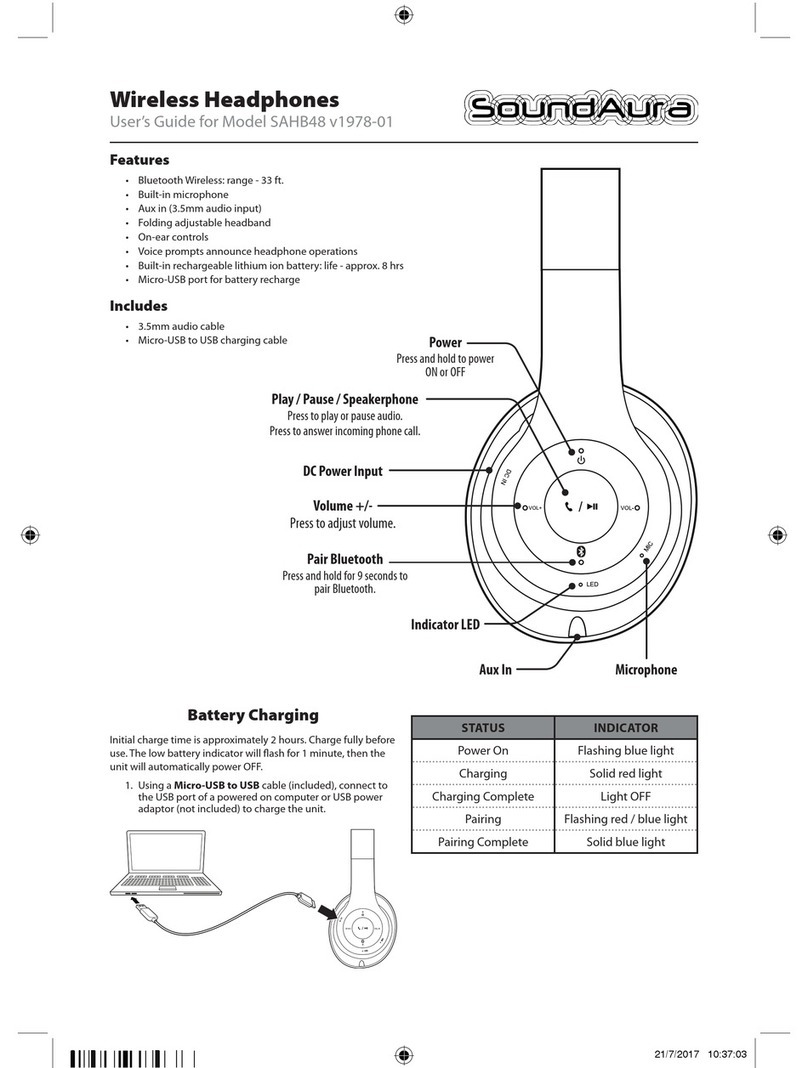 SoundAura SAHB48 user guide
