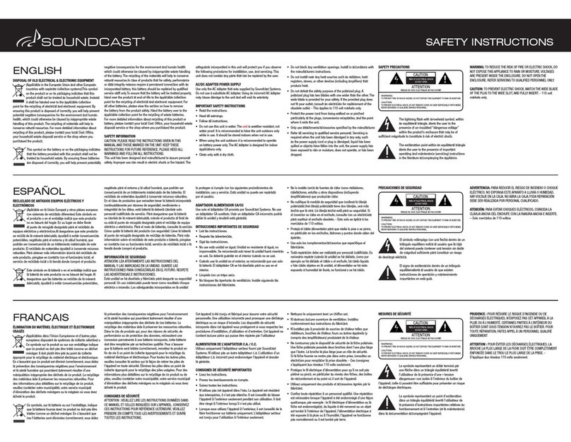 Soundcast VGX Series quick start guide