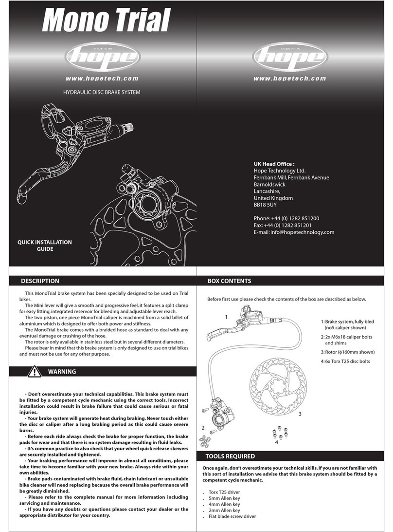 Hope Mono Trial installation guide