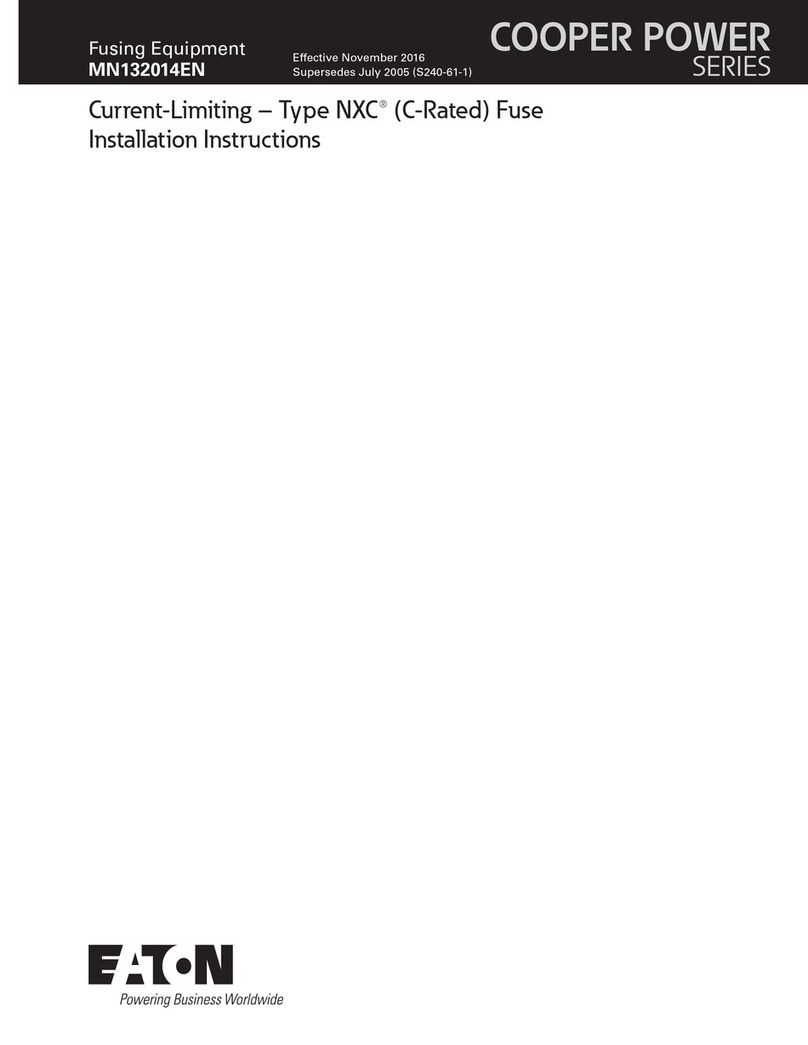 Eaton COOPER POWER SERIES User manual