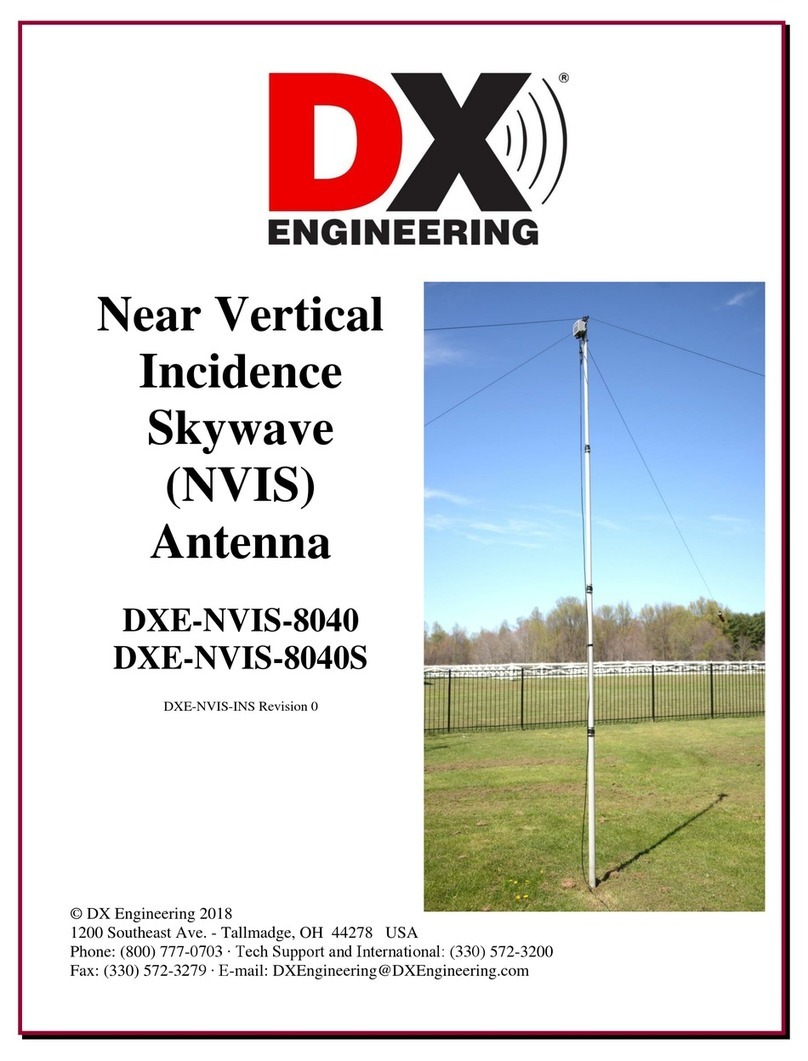 DX Engineering DXE-NVIS-8040 User manual DX Engineering DXE-NVIS-8040 User manual