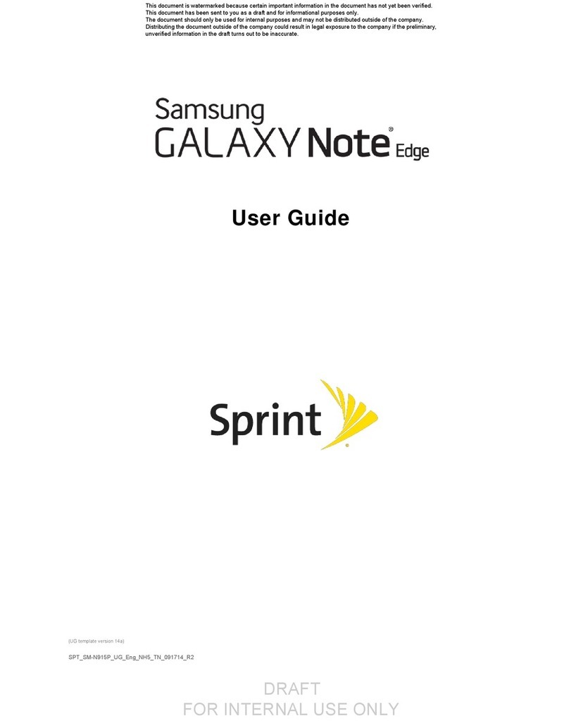 Samsung Sprint Galaxy Note Edge User manual