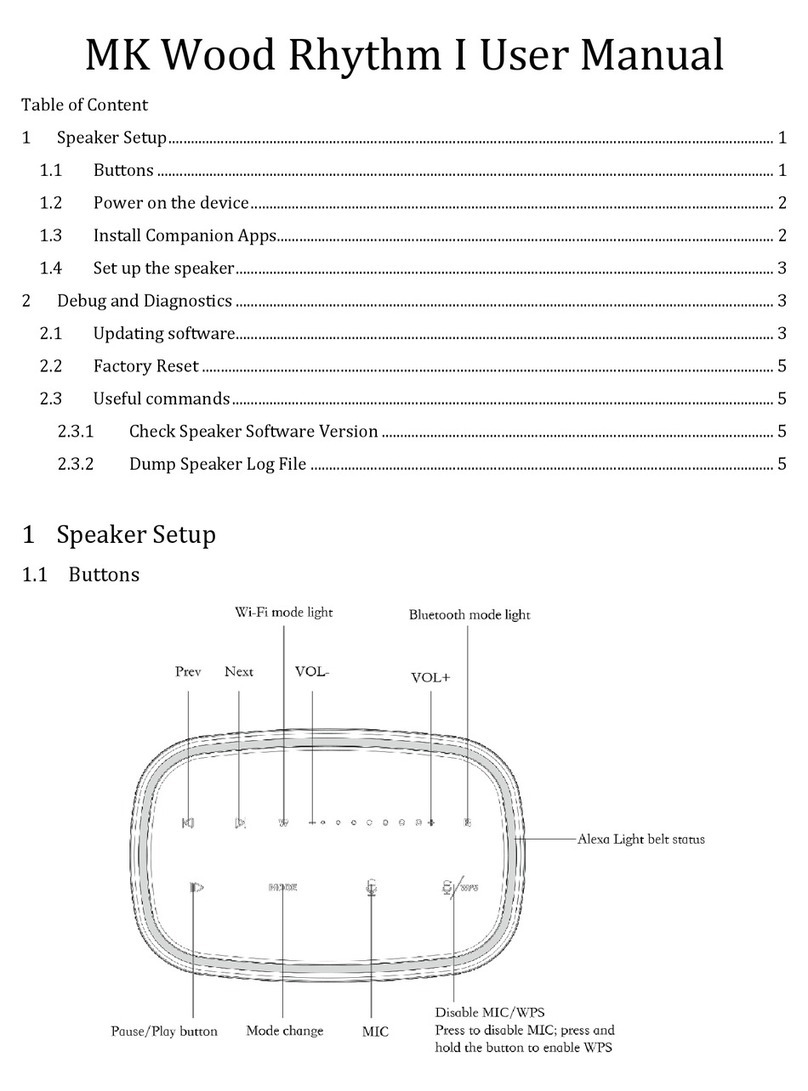MK Wood Rhythm I user manual