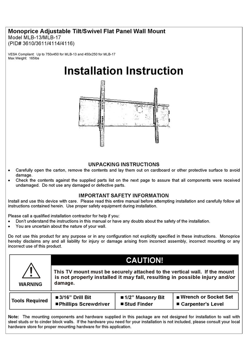 Monoprice MLB-13 installation instructions