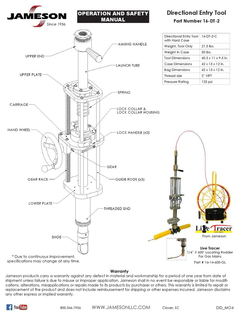 Jameson 16-DT-2 Operation and safety manual