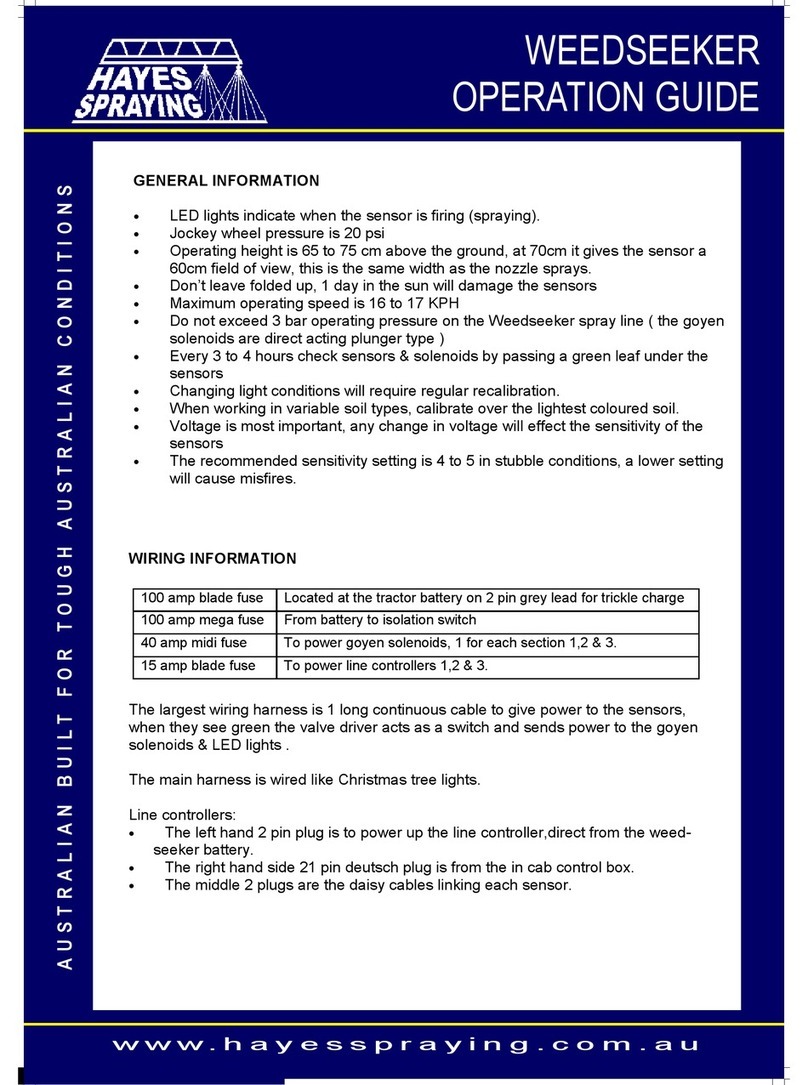 Agri Optics Trimble WeedSeeker Operation guide