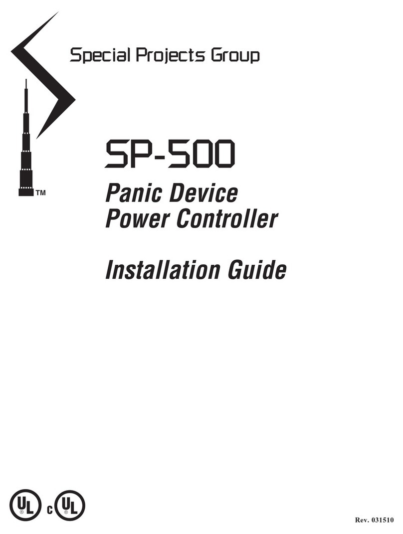 Special Projects Group SP-500 User manual