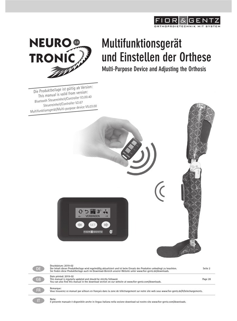 FIOR & GENTZ NEURO TRONIC manual