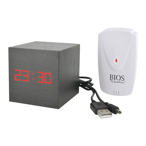 BIOS WEATHER WEATHER CUBE instruction manual