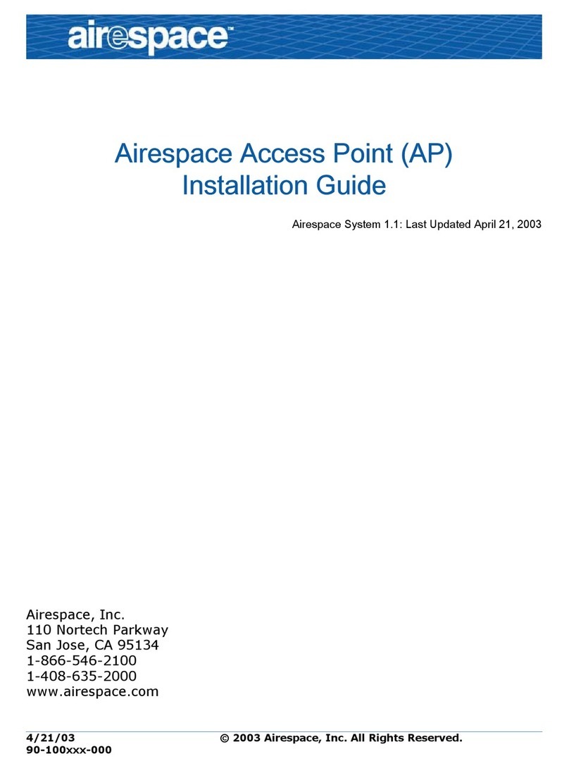 Airespace AS-1200-A installation guide Airespace AS-1200-A installation guide