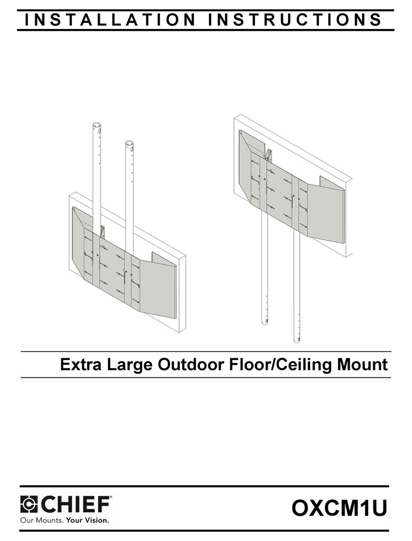 CHIEF OXCM1U installation instructions