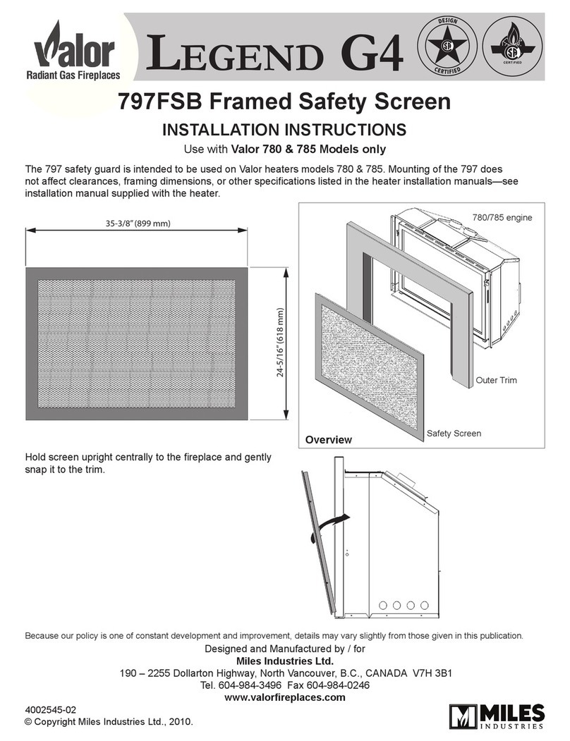 Valor Legend G4 797FSB User manual Valor Legend G4 797FSB User manual