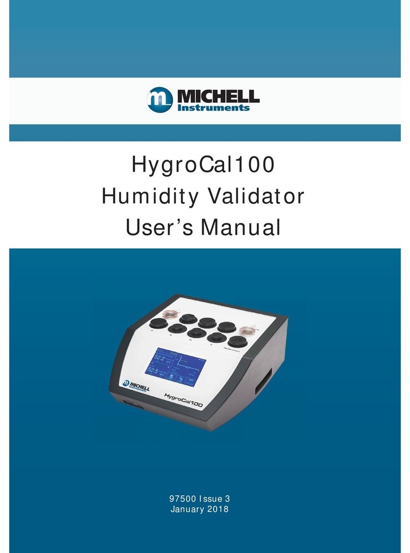 Michell Instruments HygroCal100 user manual