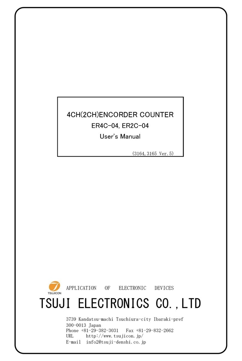 TSUJI ELECTRONICS ER2C-04 user manual