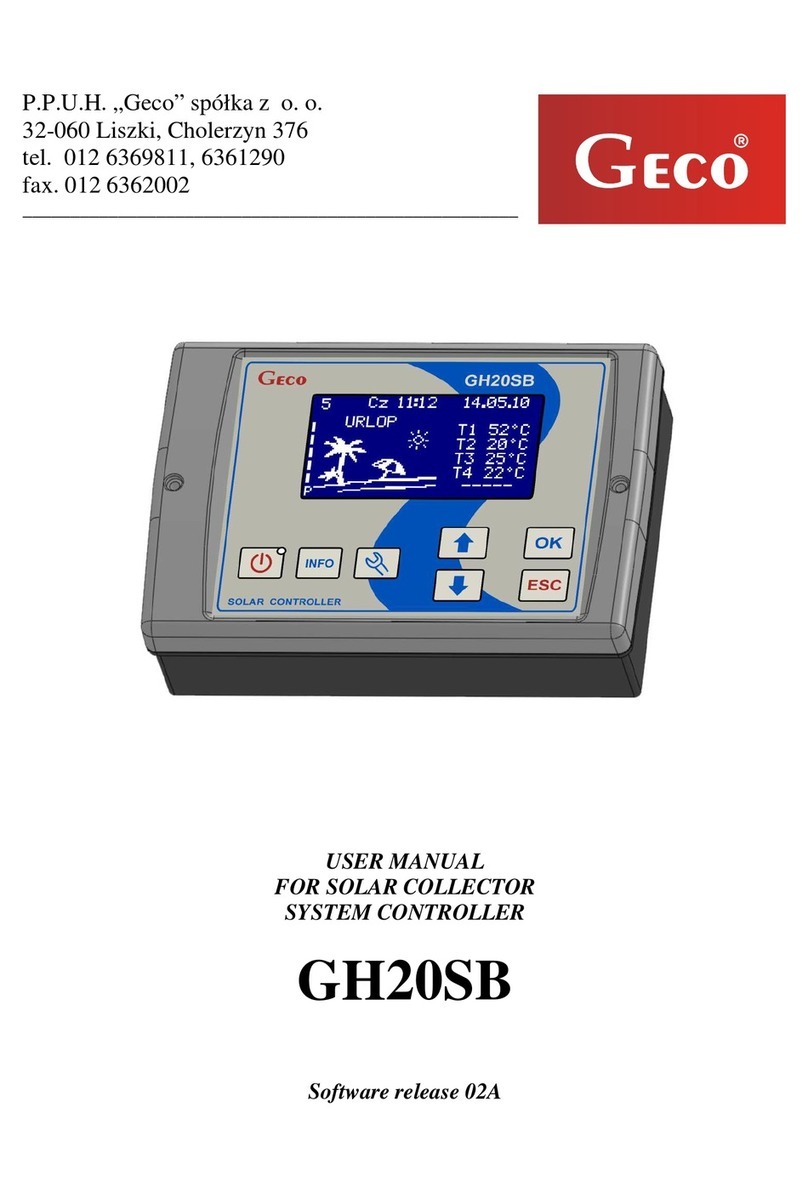 Geco GH20SB User manual