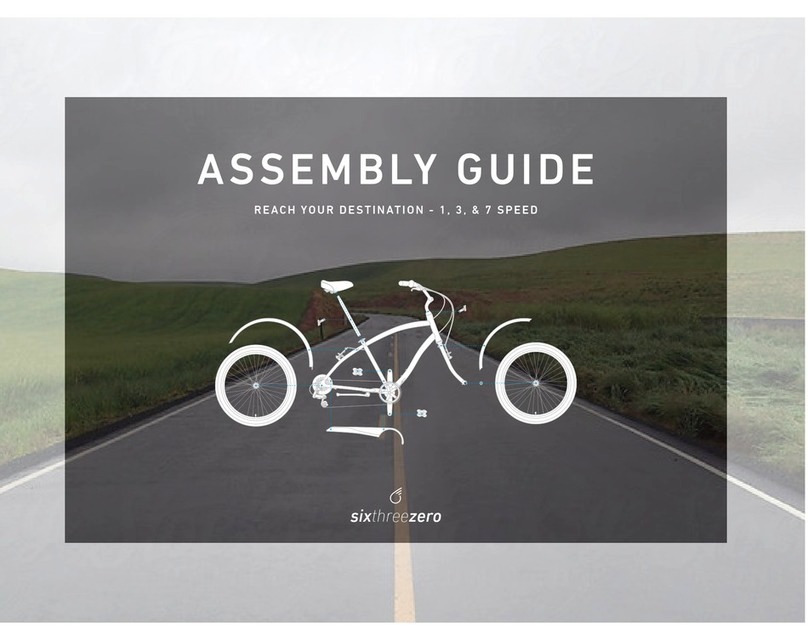 SixThreeZero REACH YOUR DESTINATION Assembly guide