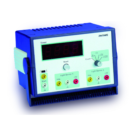 PHYWE Timer 2-1 operating instructions