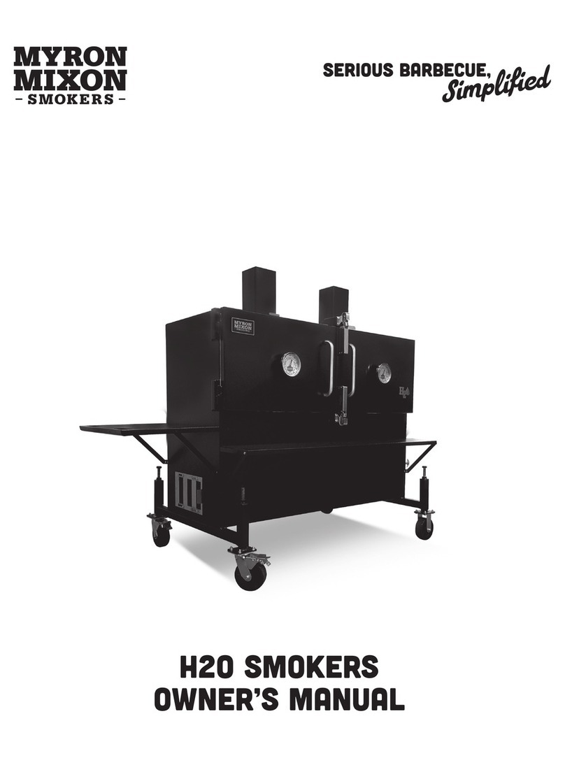 Myron Mixon Smokers H2O owner's manual
