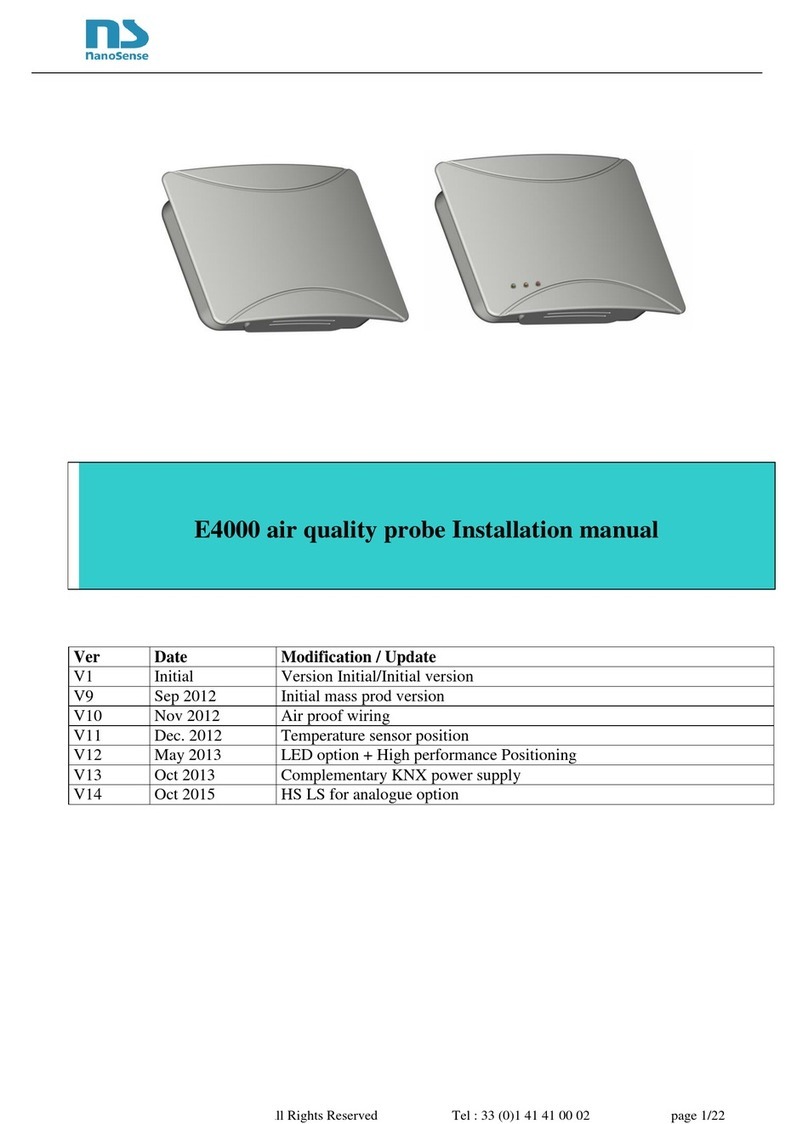 NanoSense E4000 installation manual