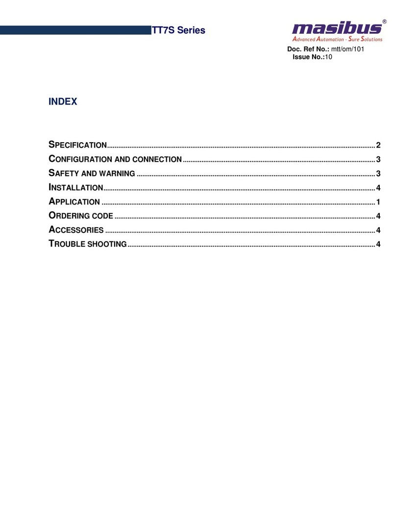 Masibus TT7S Series user manual