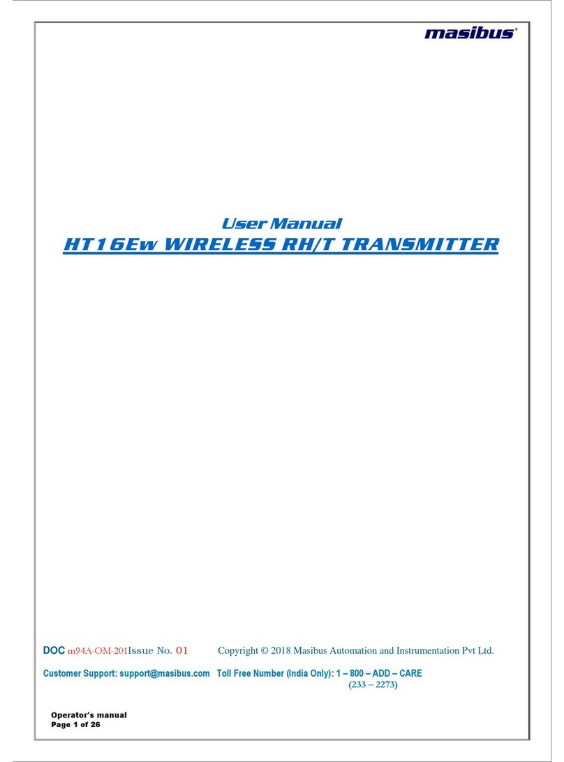 Masibus HT16Ew user manual