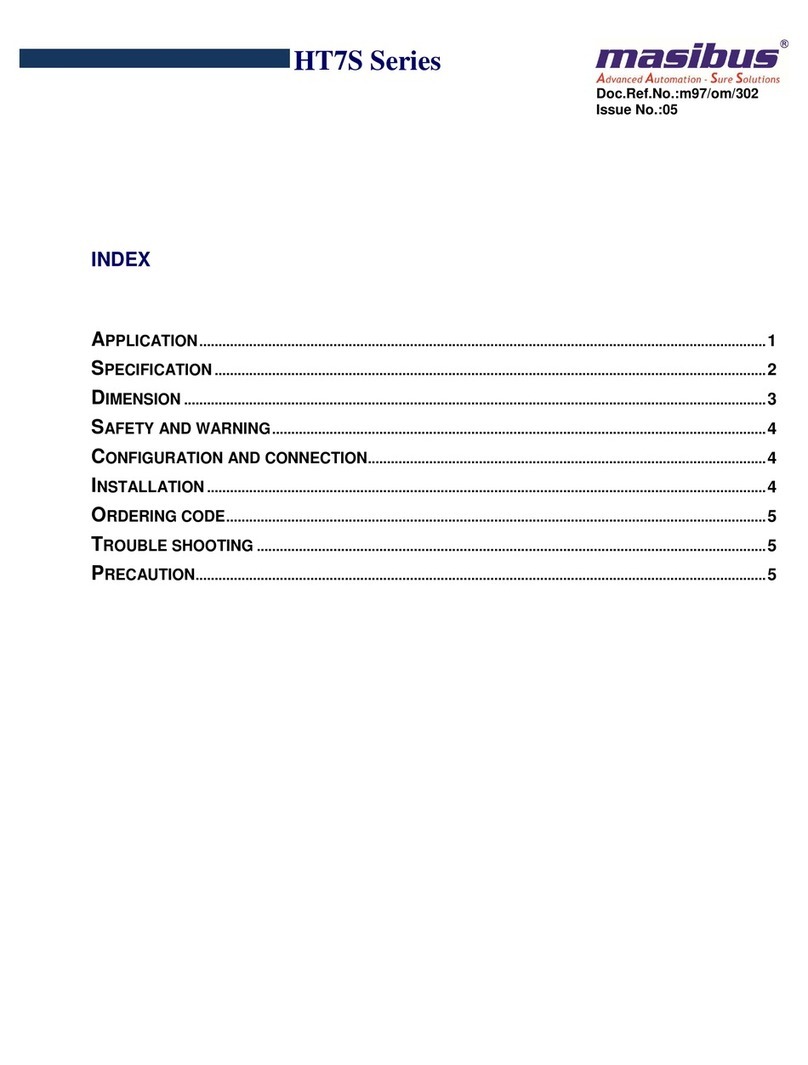 Masibus HT7S Series manual