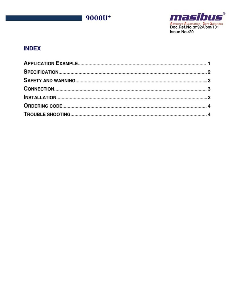 Masibus 9000U+ SERIES manual