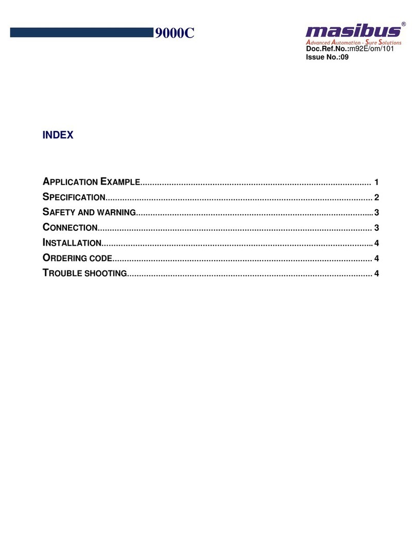 Masibus 9000C Series manual